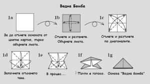 Оригами - Водна Бомба
